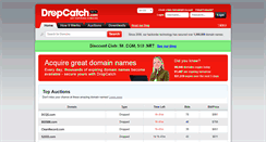Desktop Screenshot of dropcatch.com